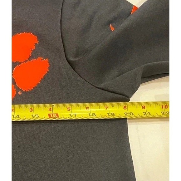 Nike Therma Fit Scuba Hoodie Clemson Tigers Womens Small Paw Logo Sweatshirt - Picture 7 of 8